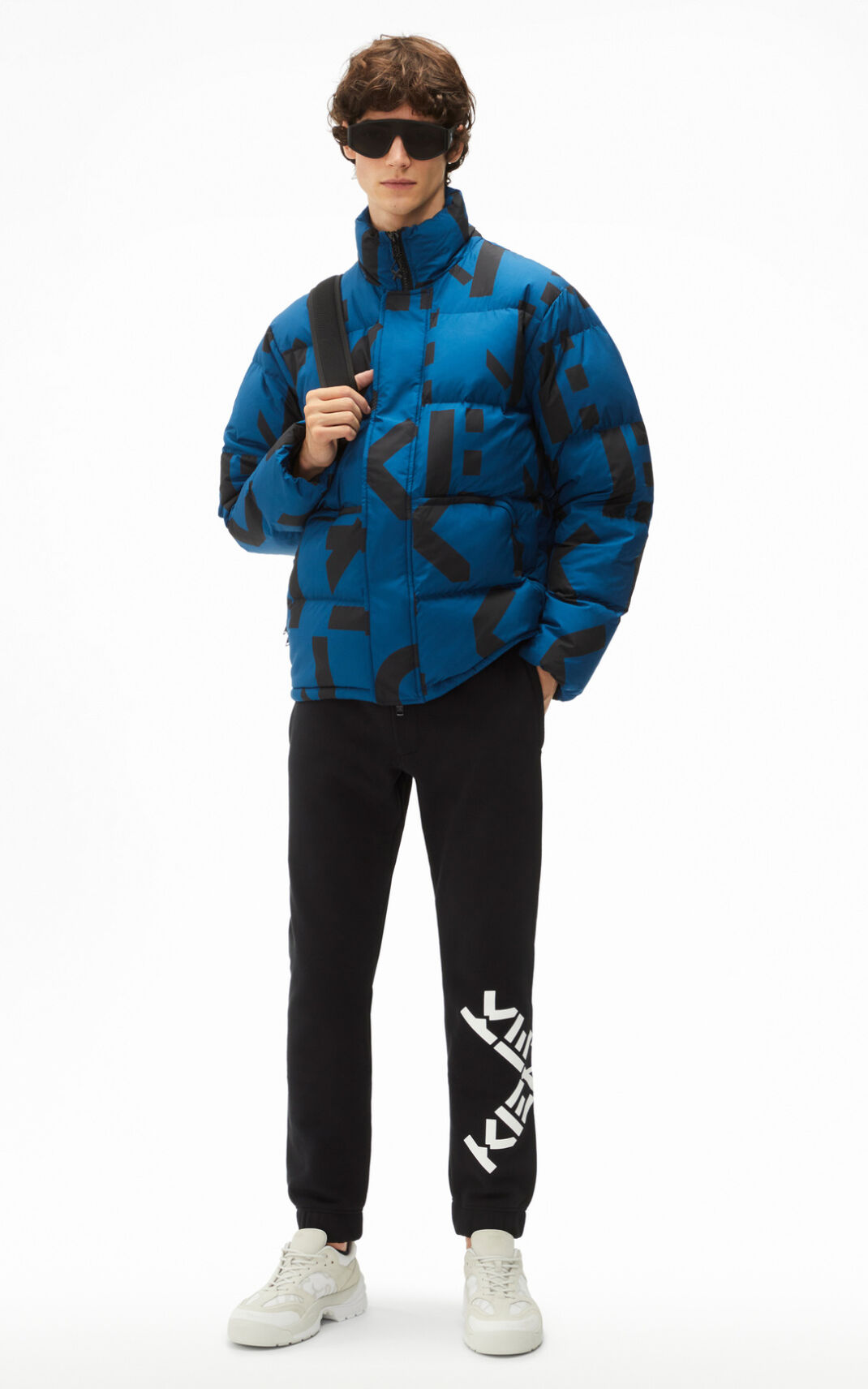 Tiendas Plumifero Kenzo Kenzo Hombre Sport monogram Azules Oscuro